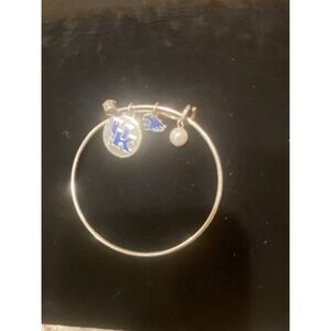 Kentucky Wildcats wire bangle bracelet with charms UK Logo BBN Basketball
